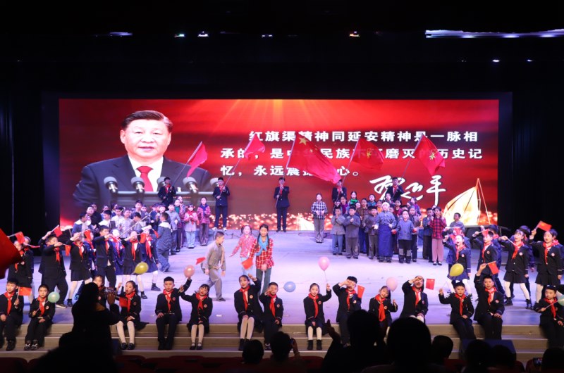 少年版话剧《红旗渠》之【红旗渠干部学院】专场演出圆满成功