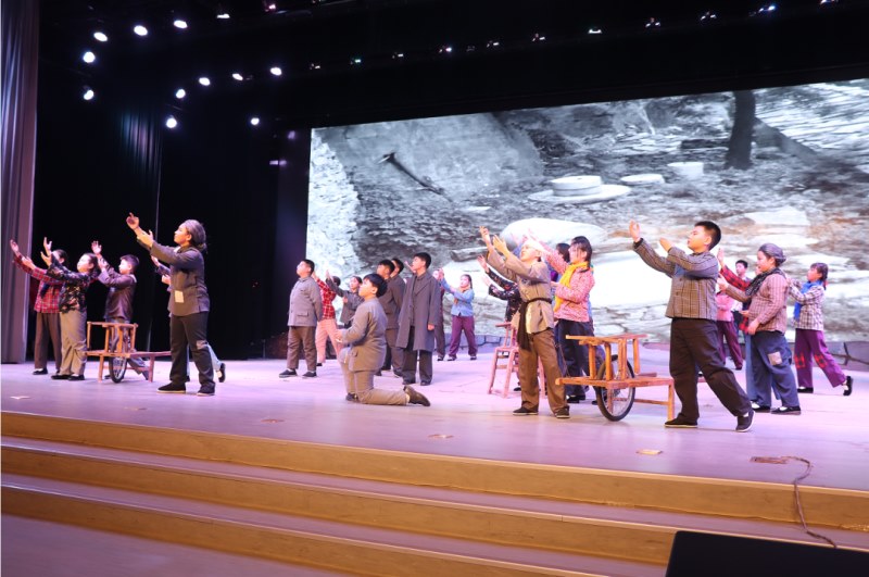 少年版话剧《红旗渠》之【红旗渠干部学院】专场演出圆满成功